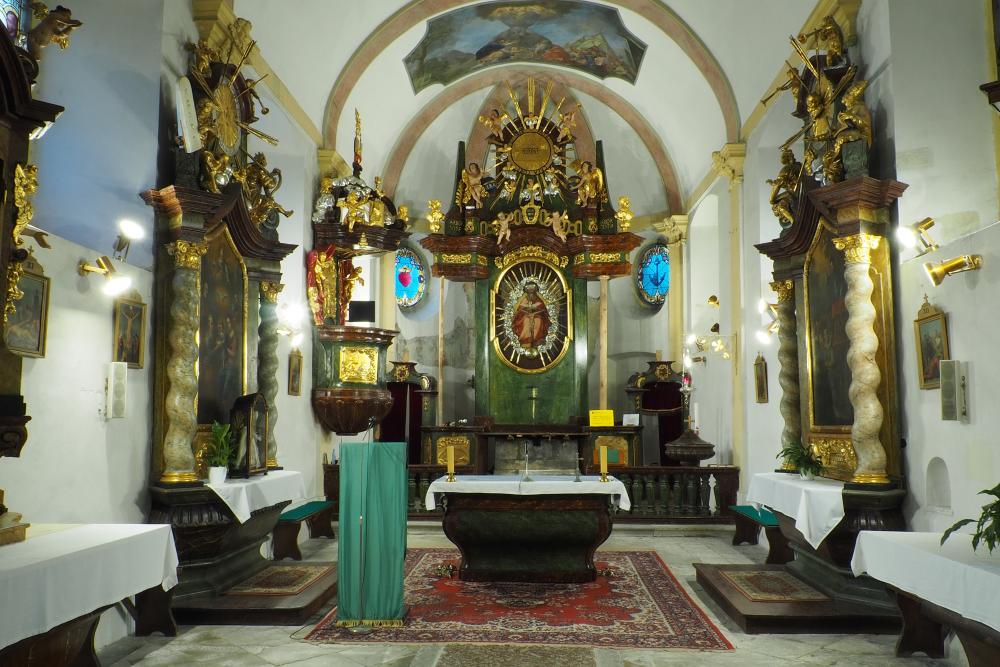 oltář Nejsvětější Trojice